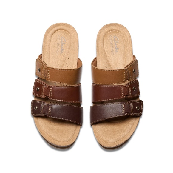 Womens Clarks Calenne Lily in Brown Multi Leather. 26181558 - Picture 6 of 7